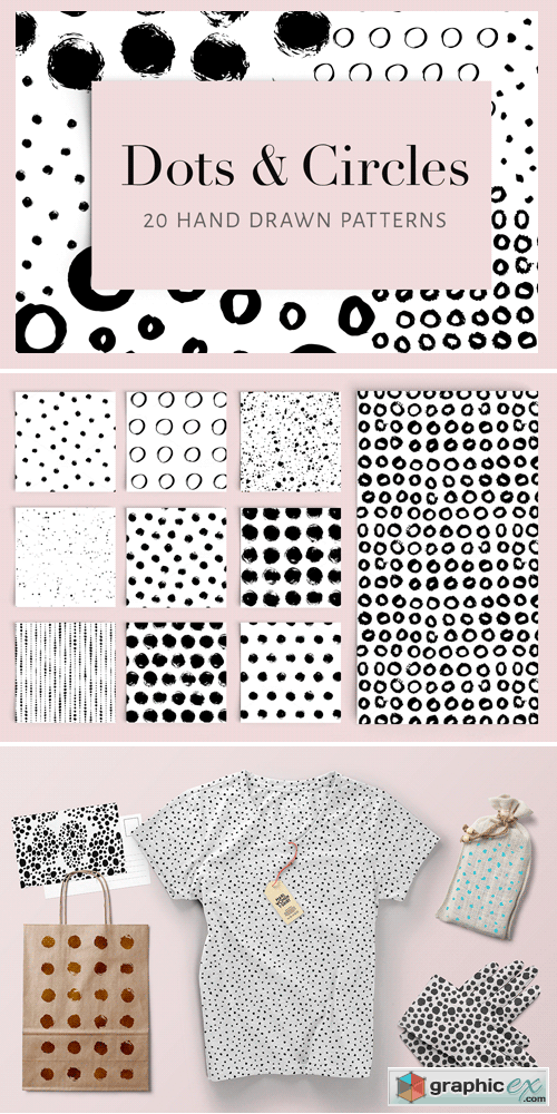 634831 - Dots and Circles: 20 Patterns