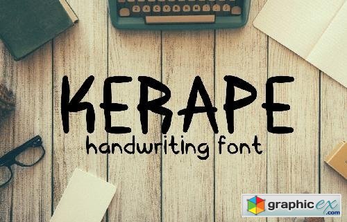 Kerape Handwriting Font