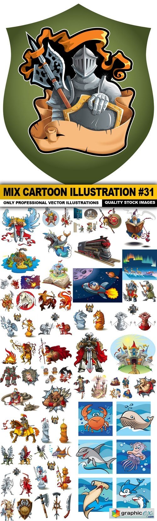 Mix cartoon Illustration #31