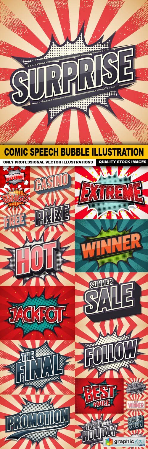 Comic Speech Bubble Illustration