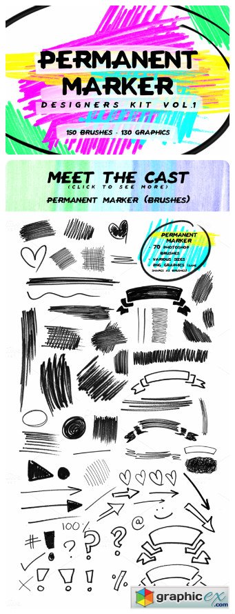 Permanent Marker Designers Kit Vol1