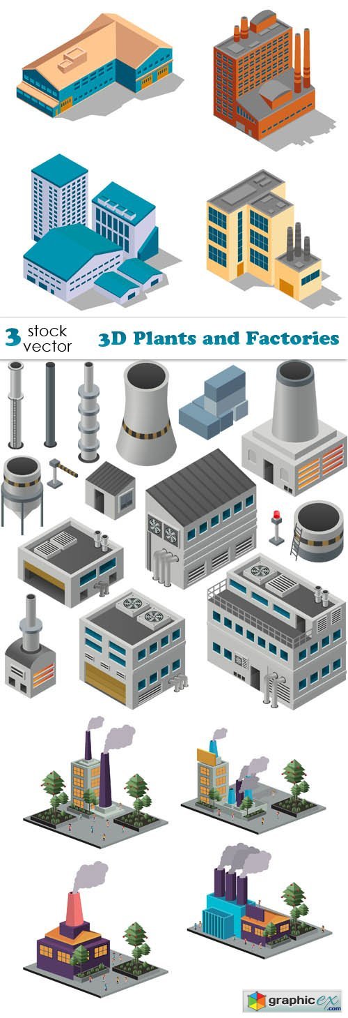 3D Plants and Factories