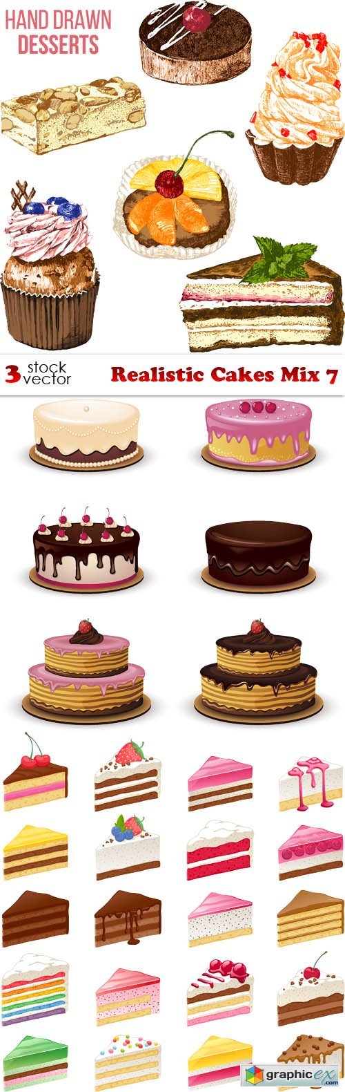 Realistic Cakes Mix 7