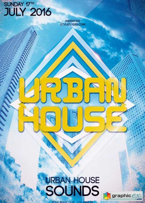 Urban House PSD Flyer Template