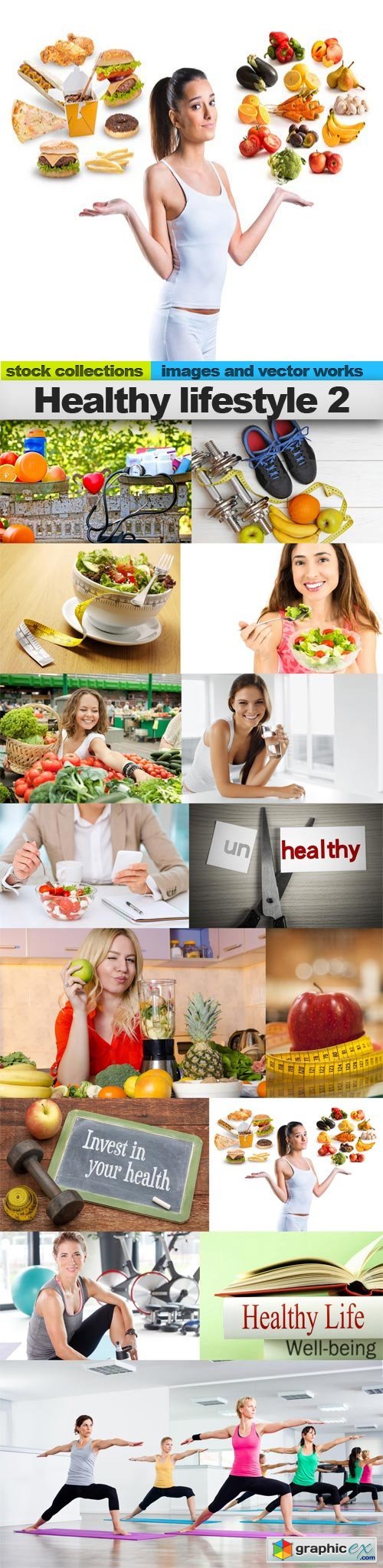 Healthy lifestyle 2, 15 x UHQ JPEG