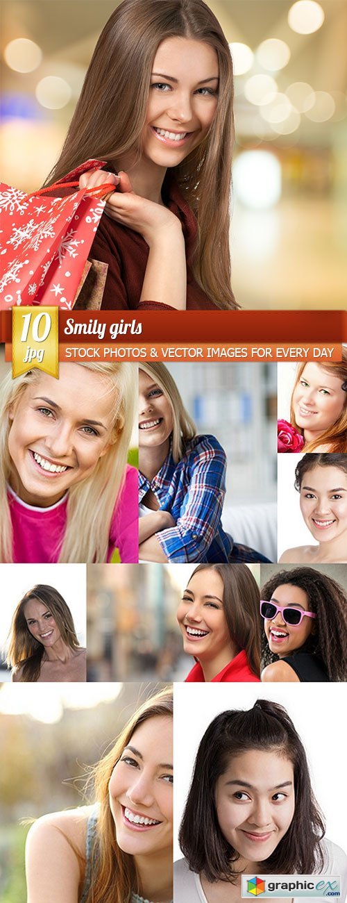 Smily girls, 10 x UHQ JPEG