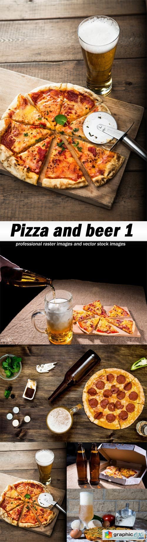 Pizza and beer 1-5xJPEGs