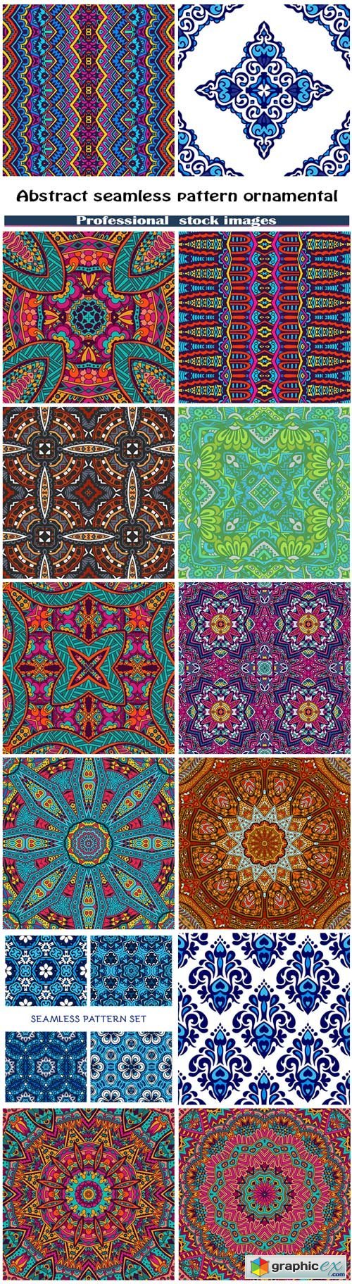 Abstract seamless pattern ornamental