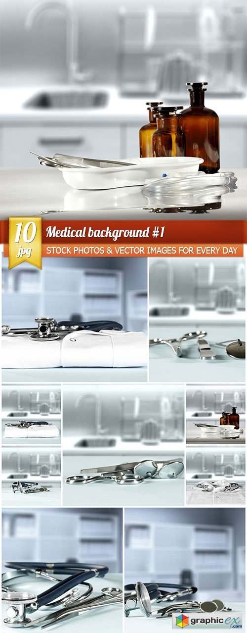 Medical background #1, 10 x UHQ JPEG