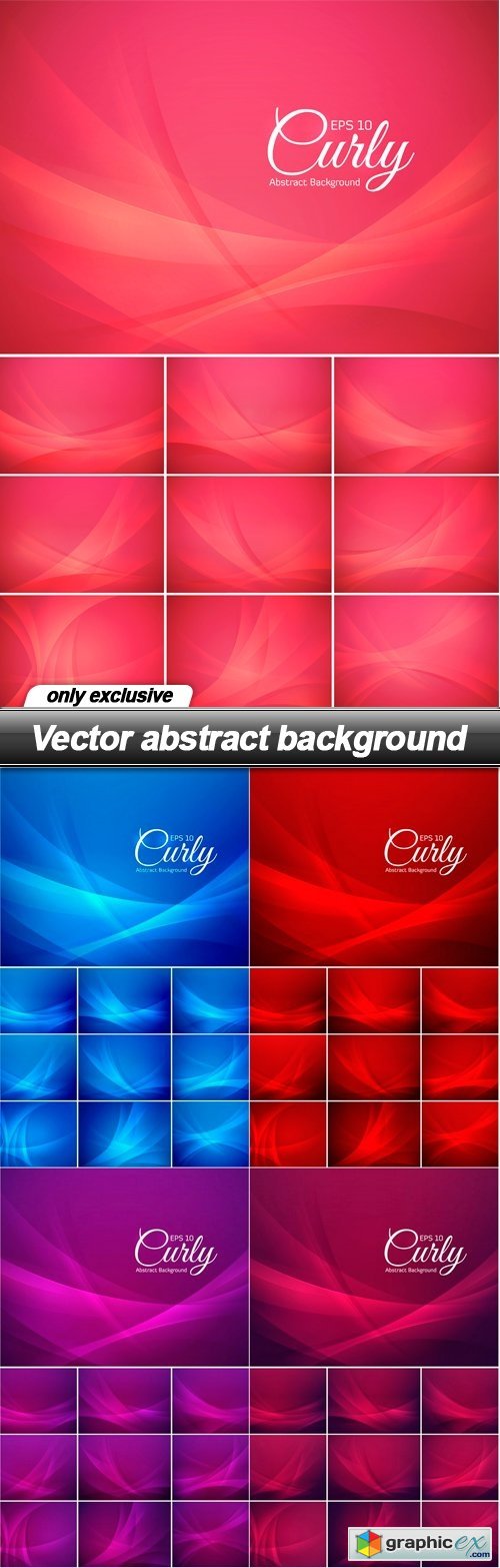 Vector abstract background - 25 EPS