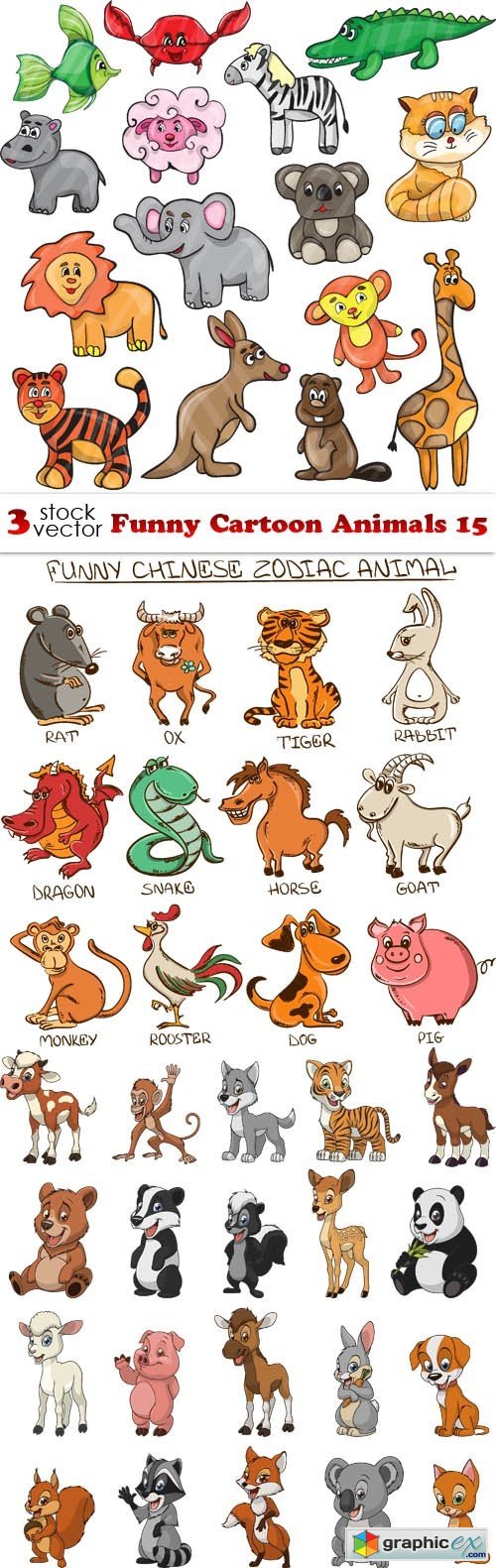 Funny Cartoon Animals 15