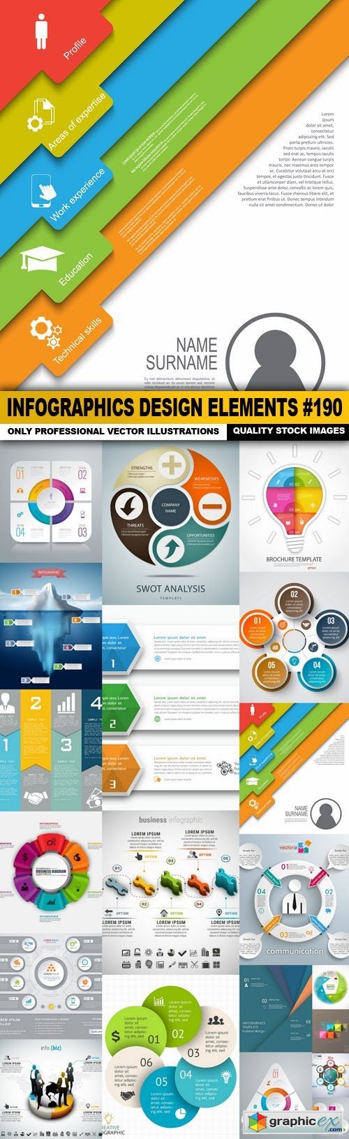 Infographics Design Elements #190
