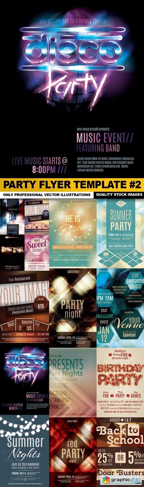 Party Flyer Template #2