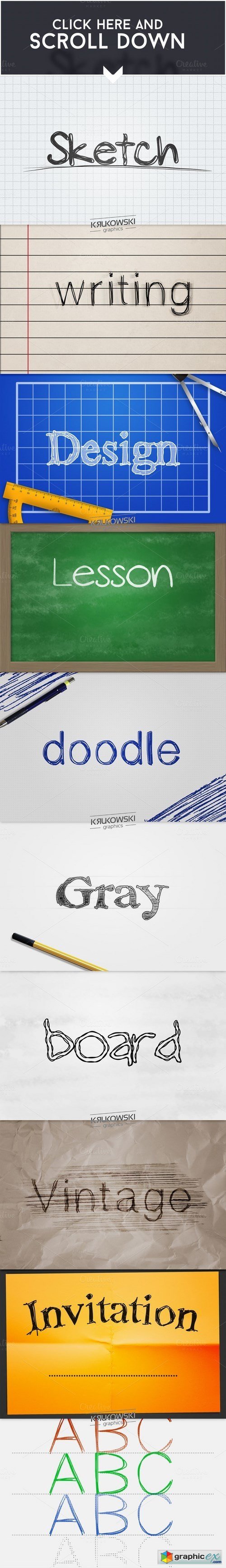 Sketch Text Effect