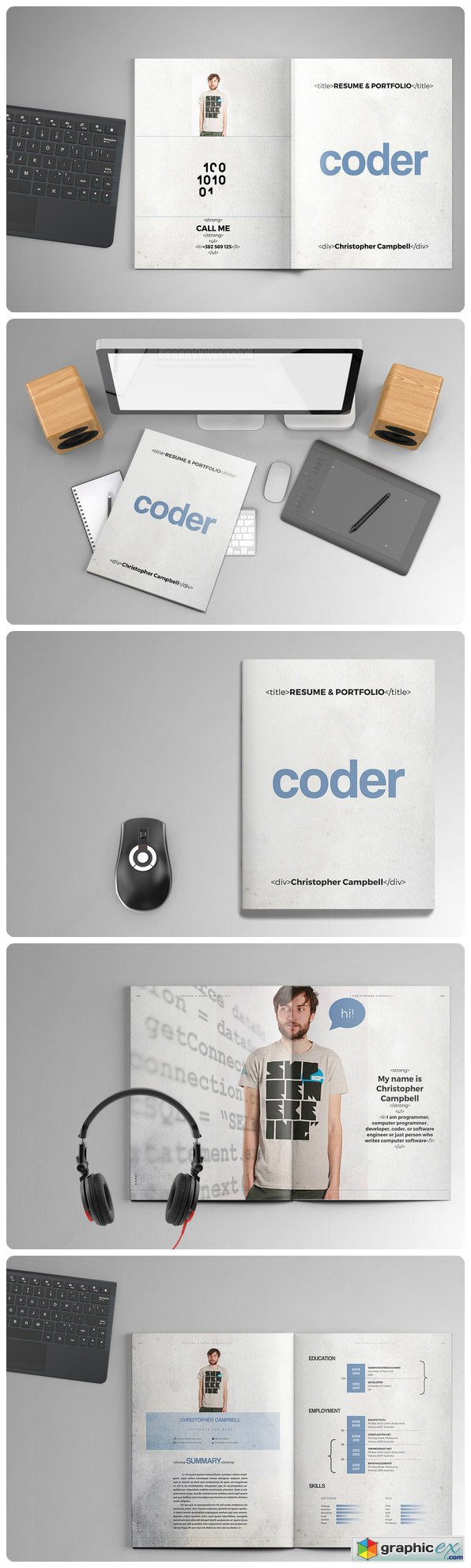 Coder - Portfolio and Resume