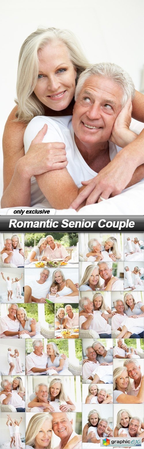 Romantic Senior Couple - 24 UHQ JPEG