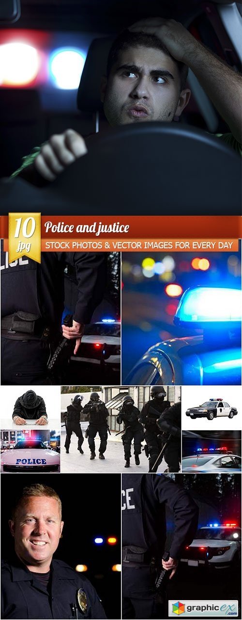 Police and justice, 10 x UHQ JPEG