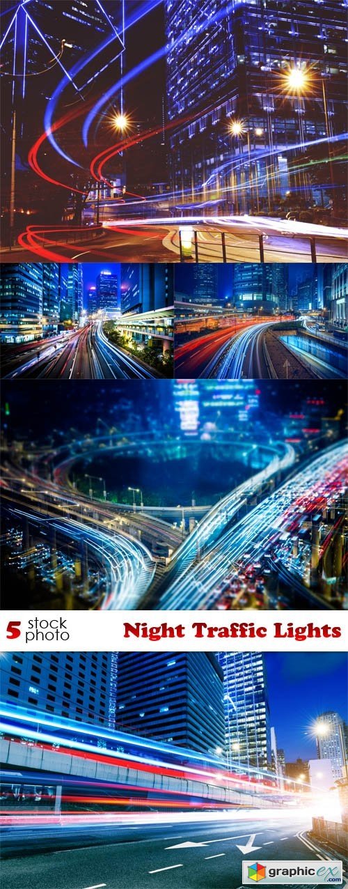 Photos - Night Traffic Lights