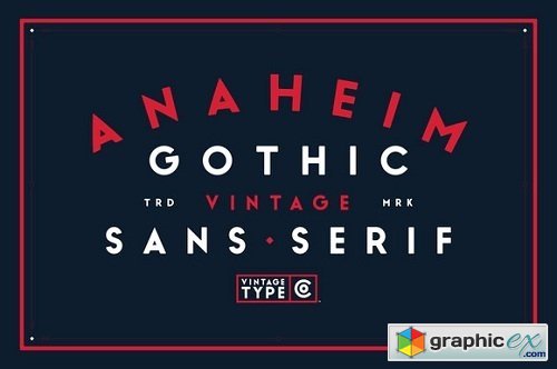 Anaheim Gothic Font