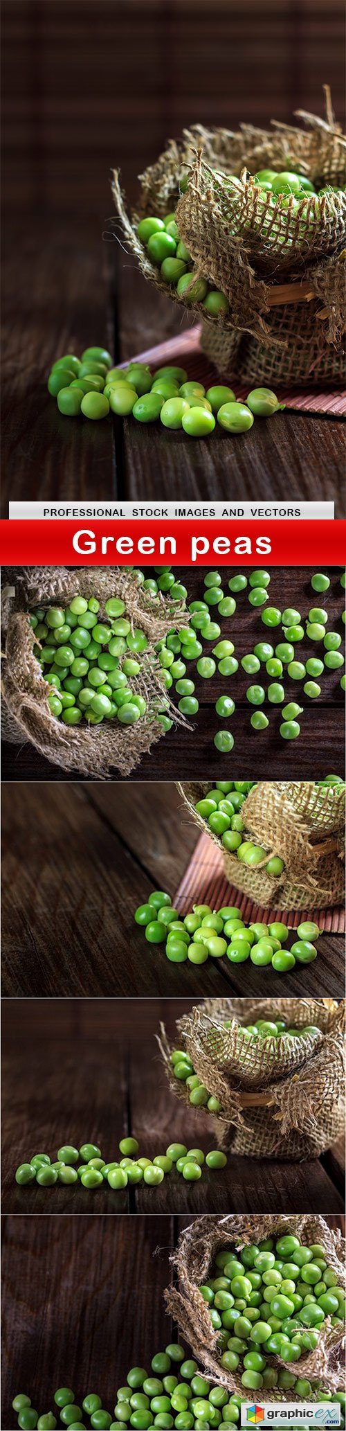 Green peas - 5 UHQ JPEG