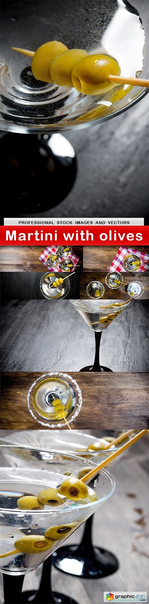 Martini with olives - 8 UHQ JPEG