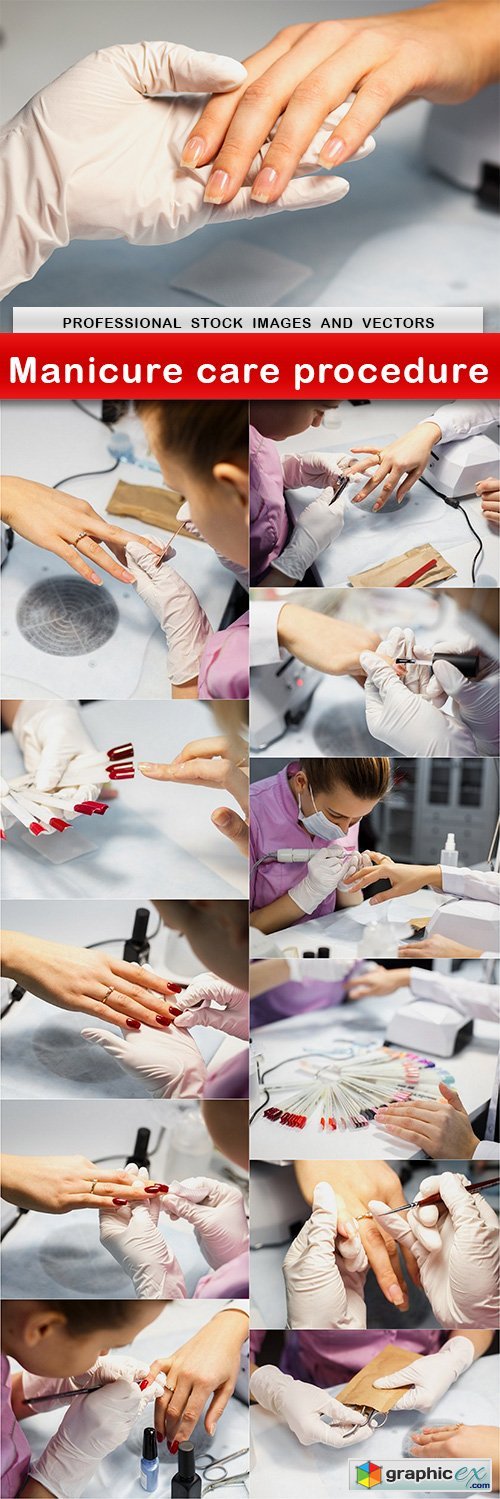 Manicure care procedure - 12 UHQ JPEG