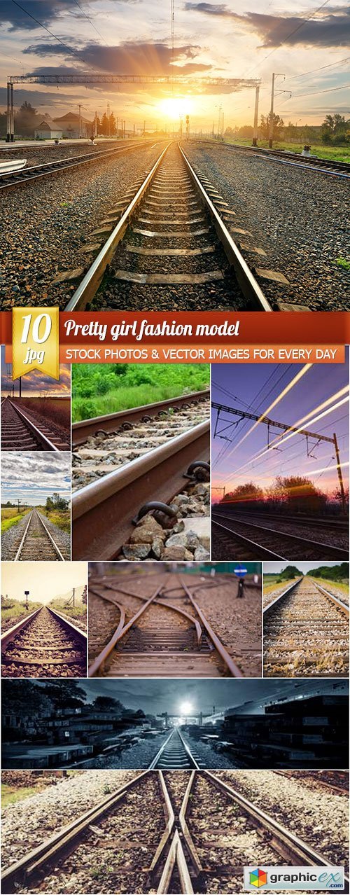 Railway, 10 x UHQ JPEG