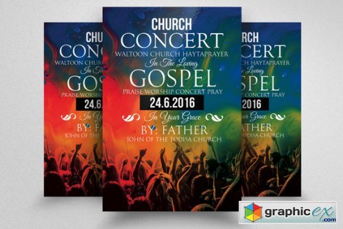 Jesus Church Concert Flyer 666902