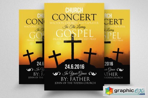Jesus Church Concert Flyer 666897
