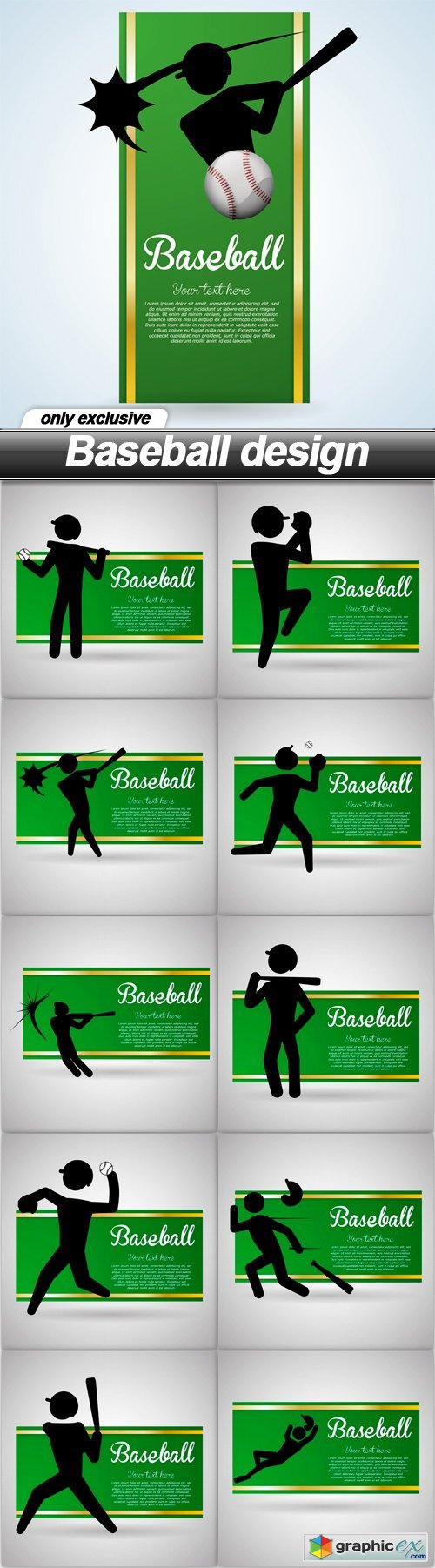 Baseball design - 20 EPS