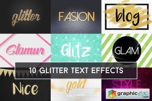 Glitter Text Effect