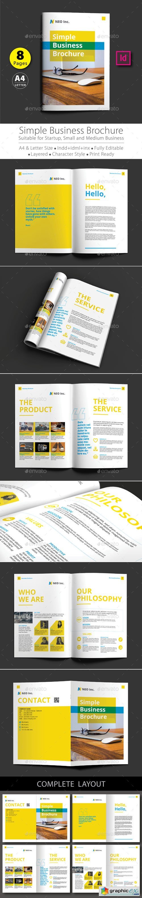 Simple Business Brochure Template V.1