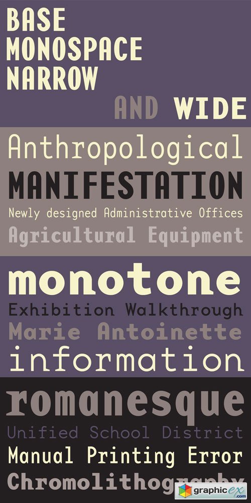 Base Monospace Font Family