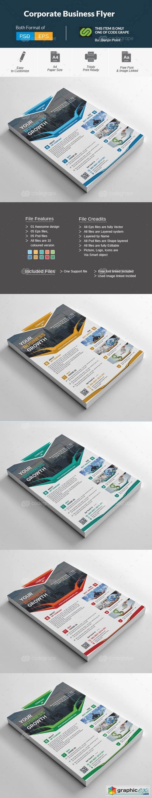 Corporate Business Flyer 8757