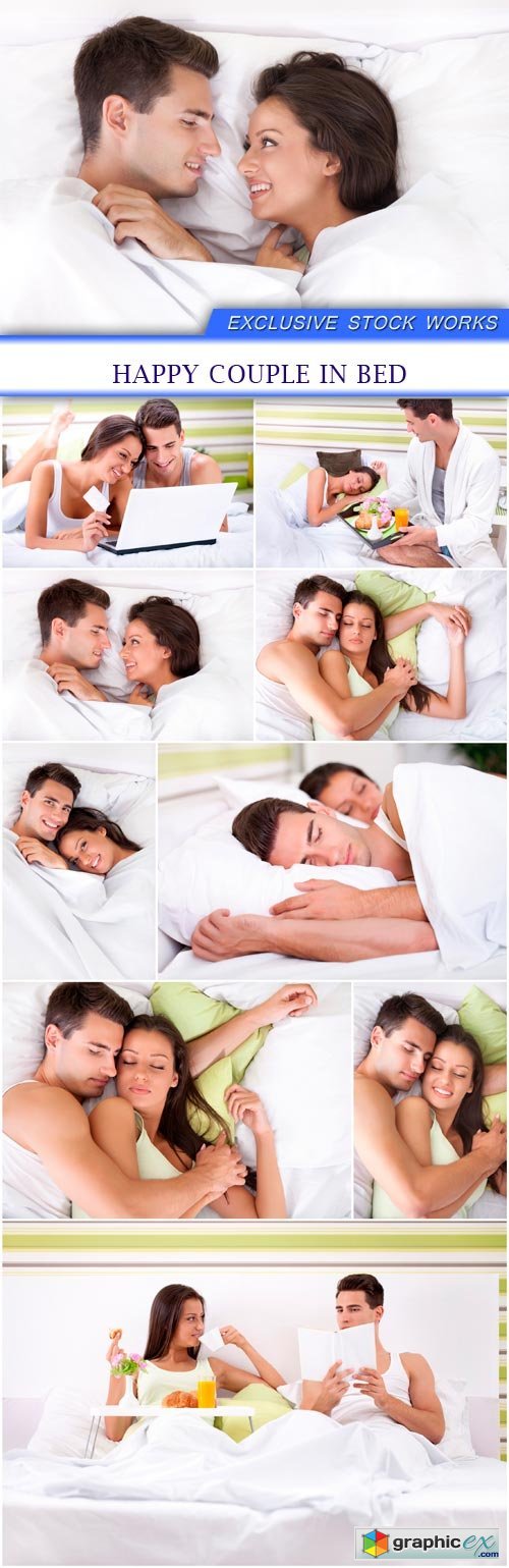 Happy couple in bed 7X JPEG