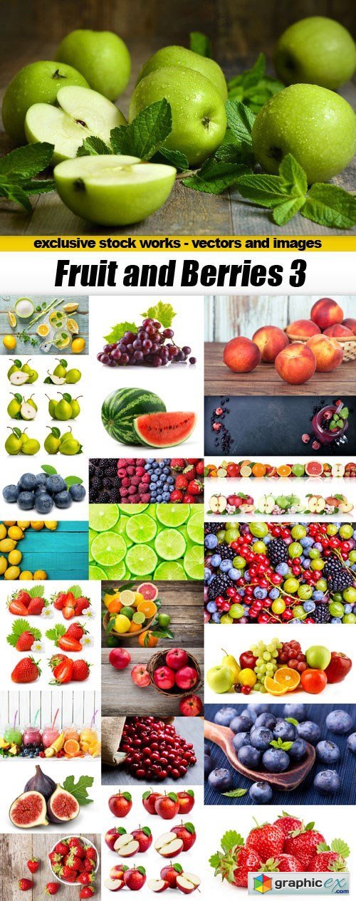 Fruit and Berries 3 - 25xUHQ JPEG