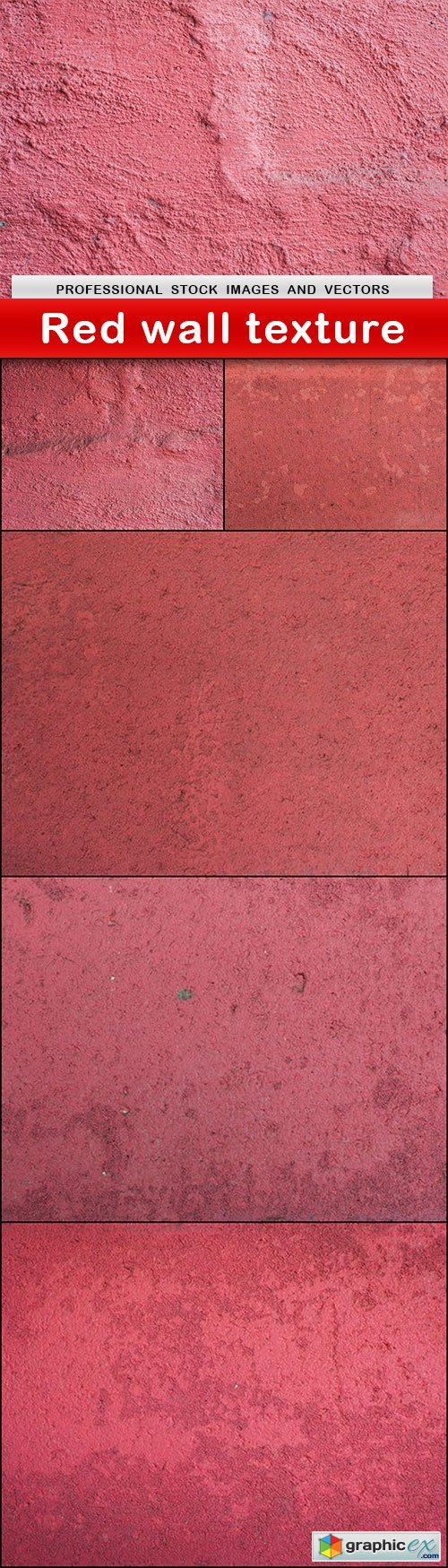 Red wall texture - 6 UHQ JPEG