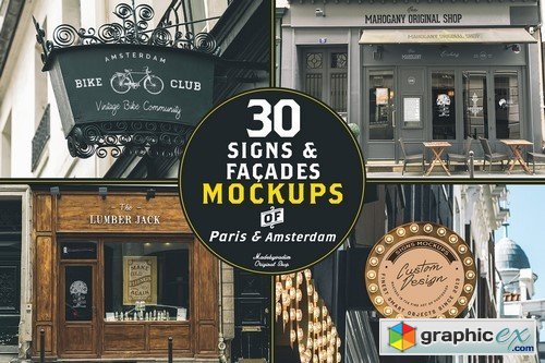 30 Signs & Facades - Paris/Amsterdam