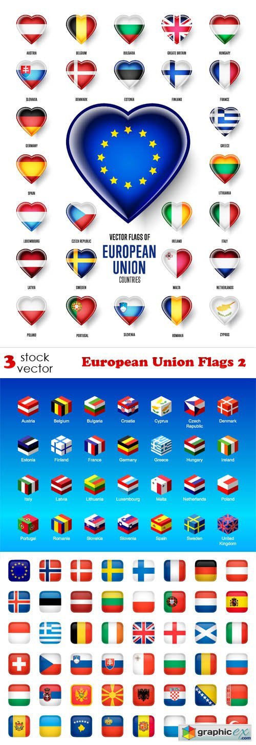 European Union Flags 2