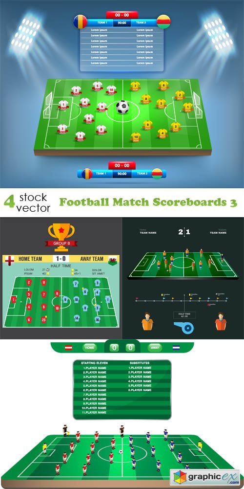 Football Match Scoreboards 3