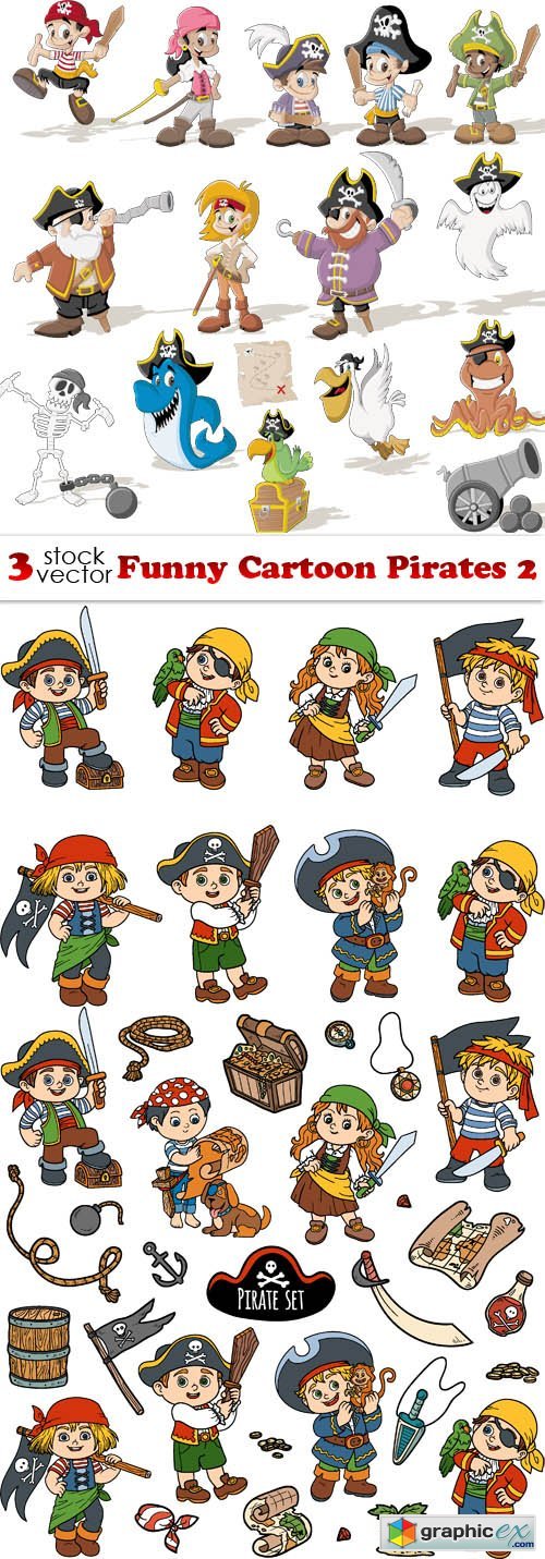 Funny Cartoon Pirates 2