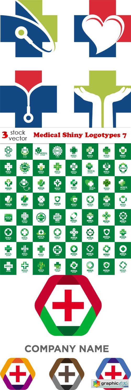 Medical Shiny Logotypes 7