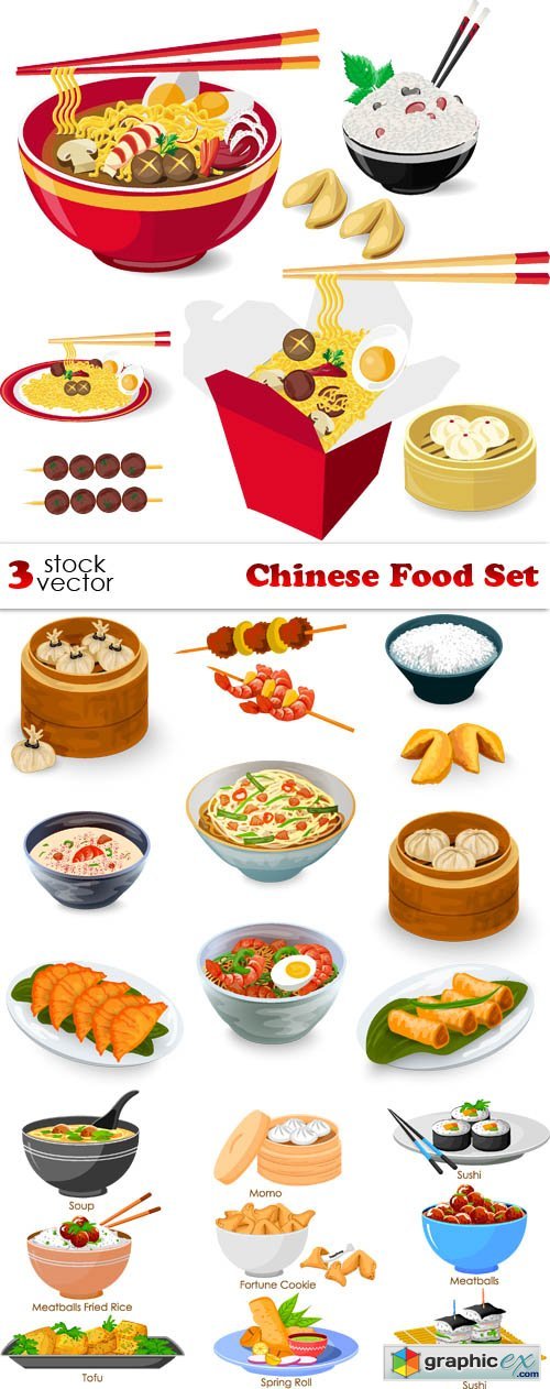 Chinese Food Set