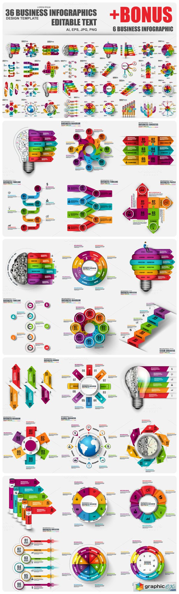 Bundle Business Infographic Element