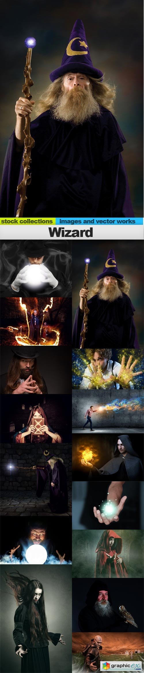 Wizard, 15 x UHQ JPEG