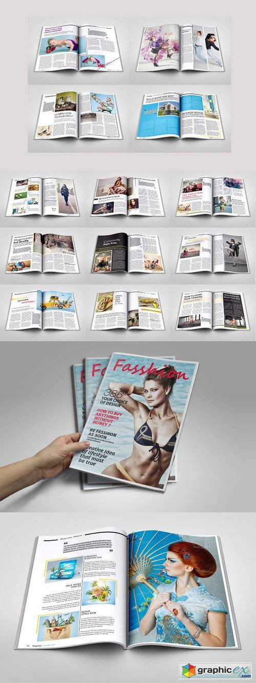 Fashion Magazine Template 349591