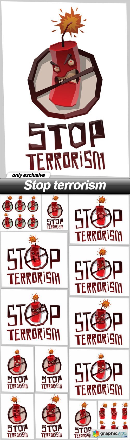 Stop terrorism - 14 EPS
