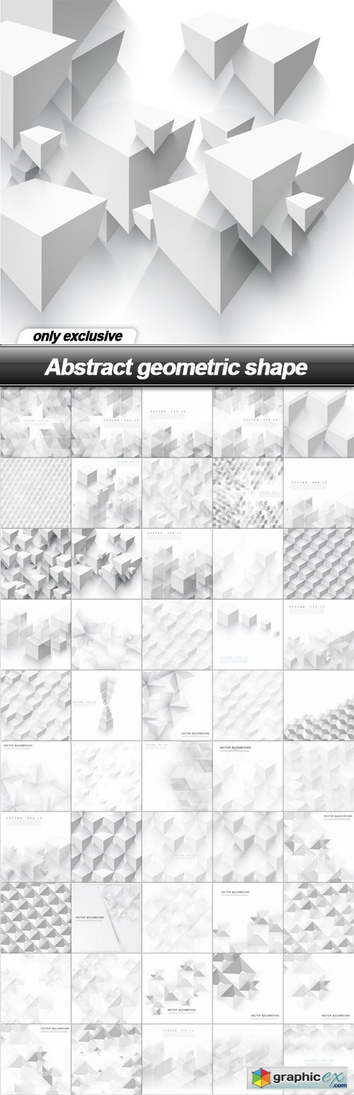 Abstract geometric shape - 50 EPS