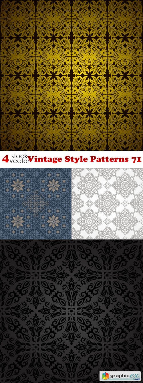 Vintage Style Patterns 71