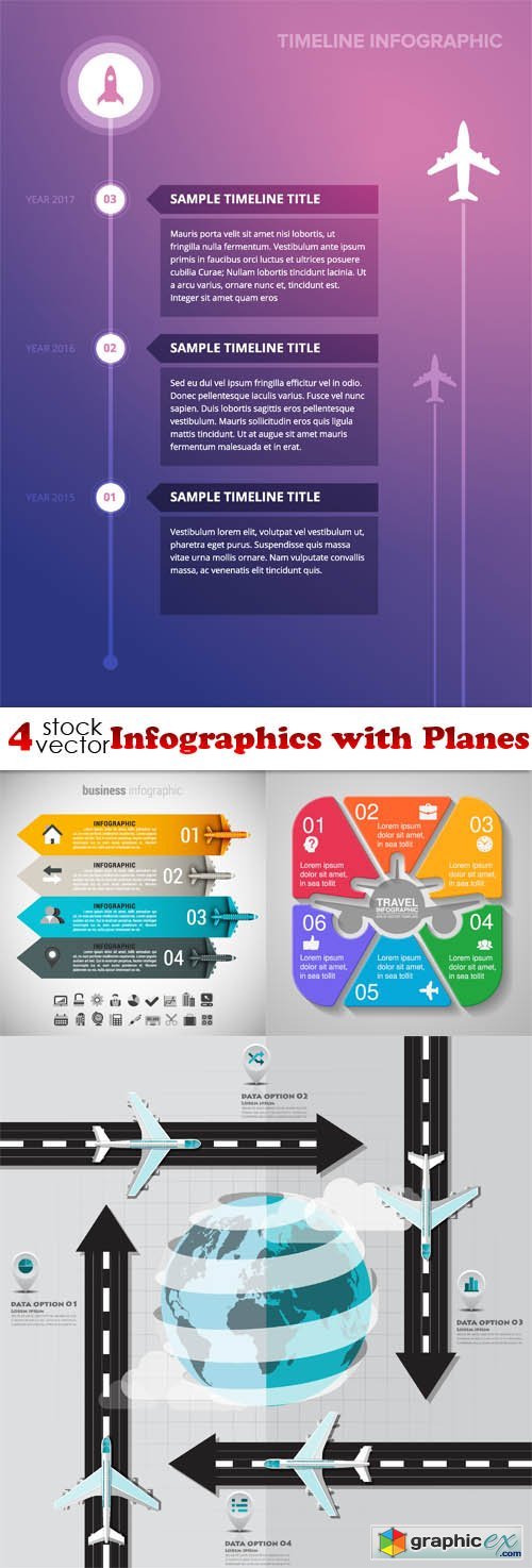 Infographics with Planes